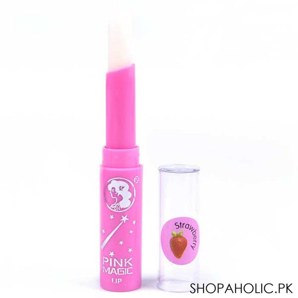 Pink Magic Lip Strawberry Vitamin C Changeable Color Lipstick