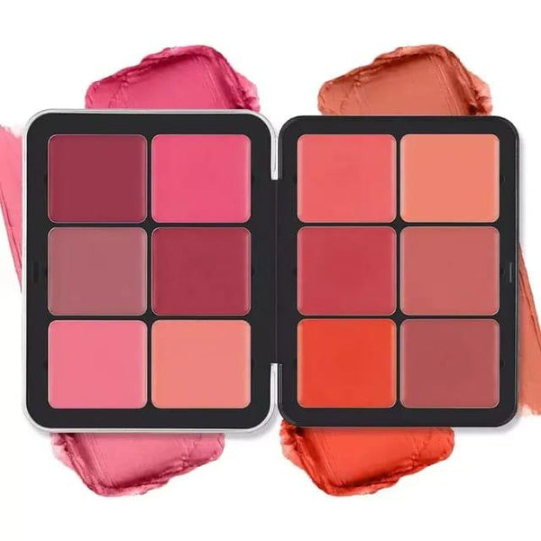 CARLA SECRET 12COLORS CREAM BLUSH AND CONTOUR PALETTE