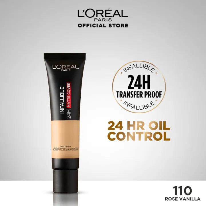 L'Oreal Paris - 24H Matte Cover Liquid Foundation